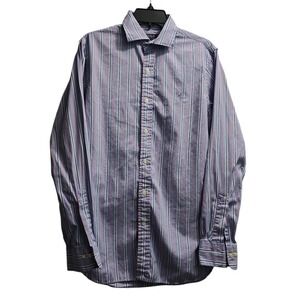 Polo Ralph Lauren‎ Striped Dress Shirt Button Down Long Sleeve 15.5/39